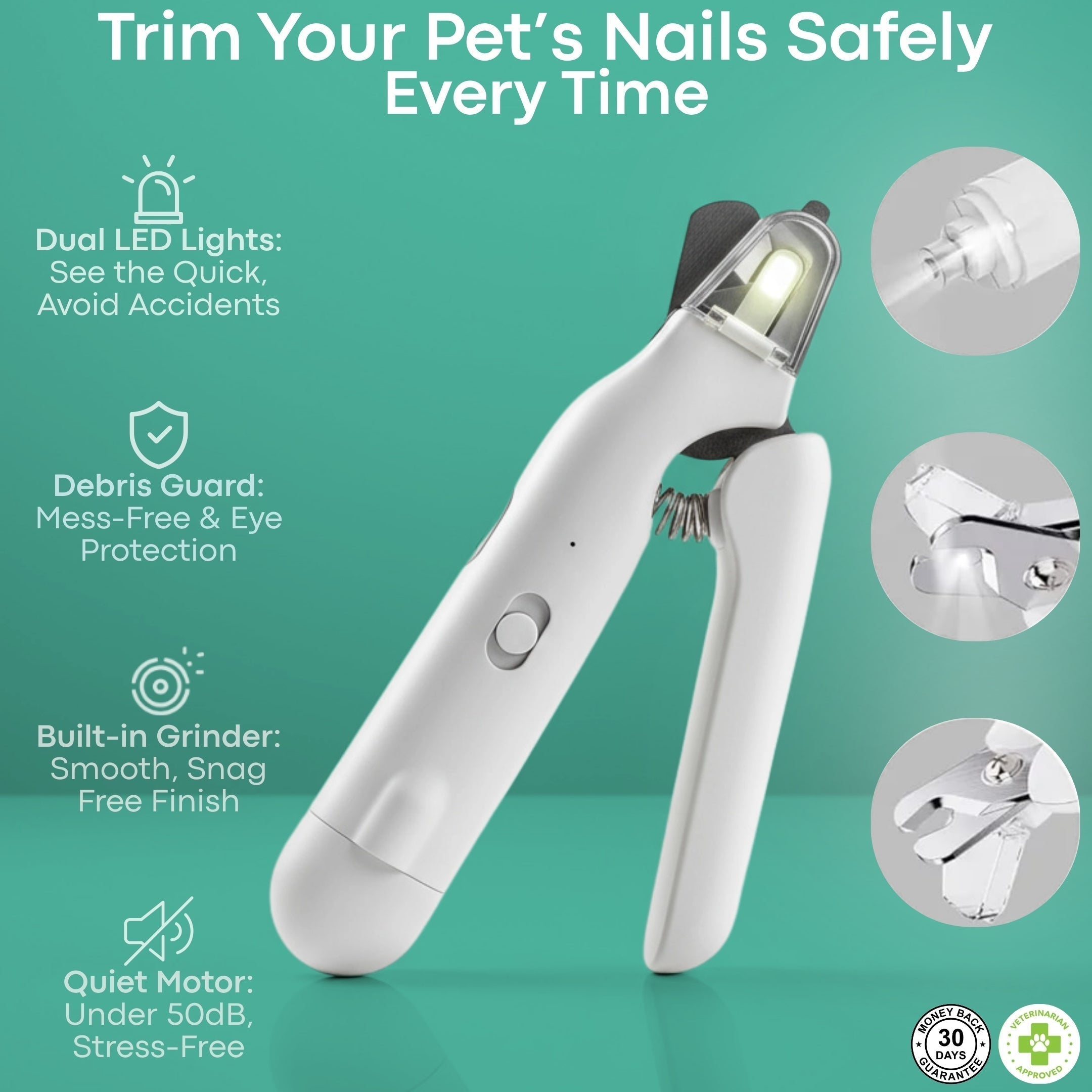 LumaClip - LED Pet Nail Clipper with Safety Guard