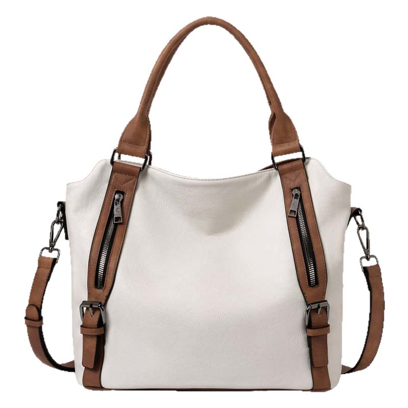 Everyday Structured Tote Bag with Zip Closure