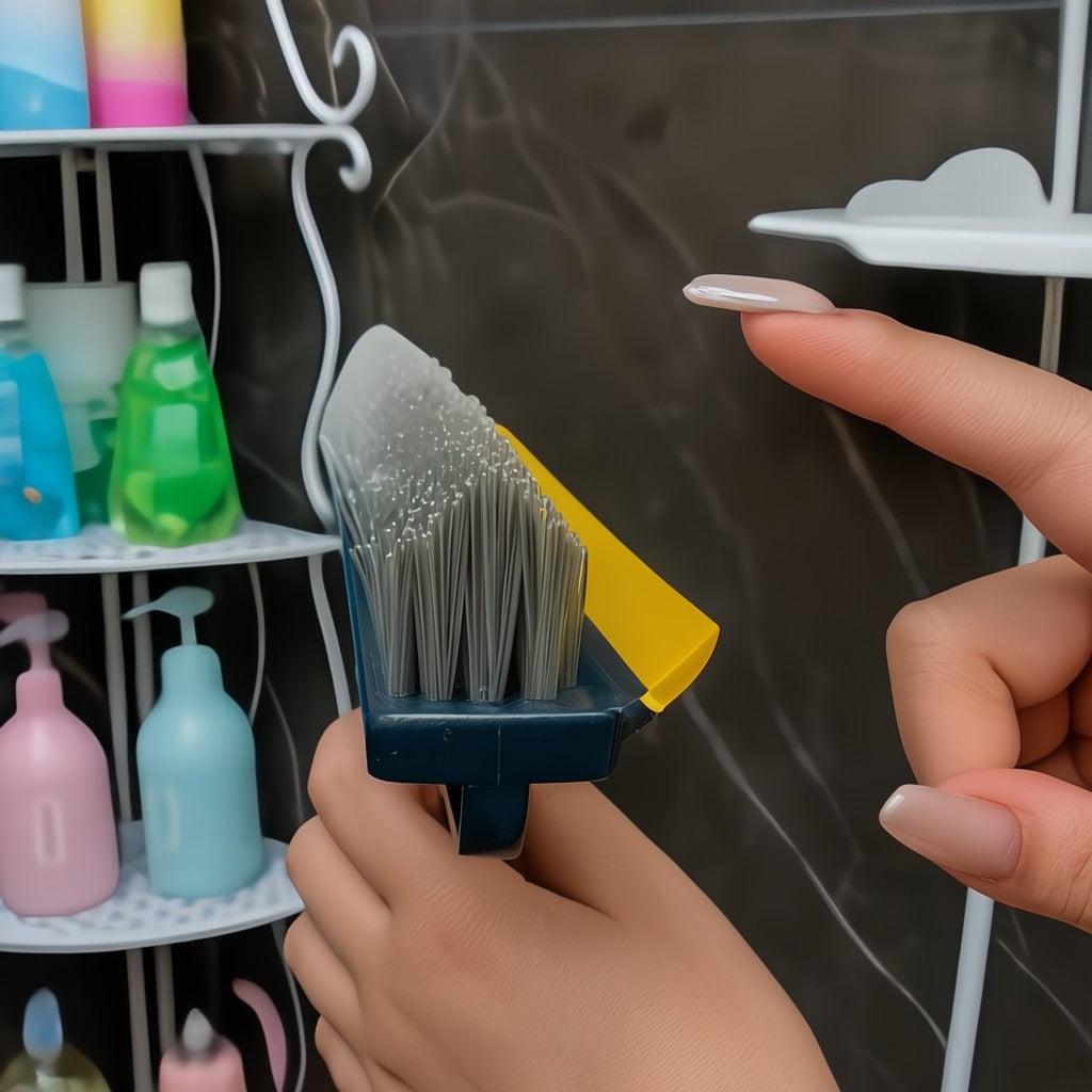 2-in-1 Rotating Floor Brush – Corner & Joint Cleaning Tool