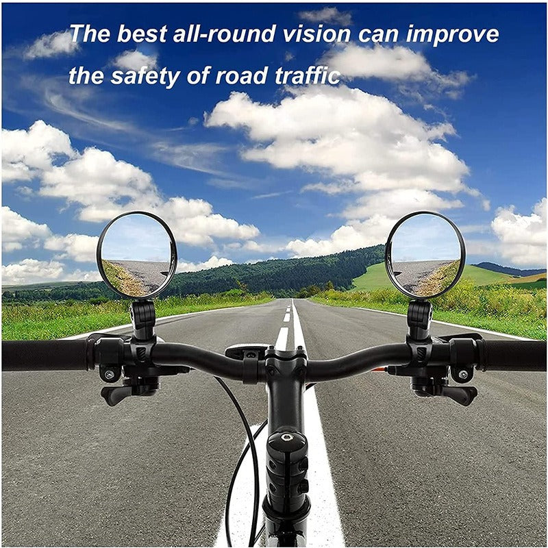 FlexiView - Adjustable Bicycle Handlebar Rear View Mirror