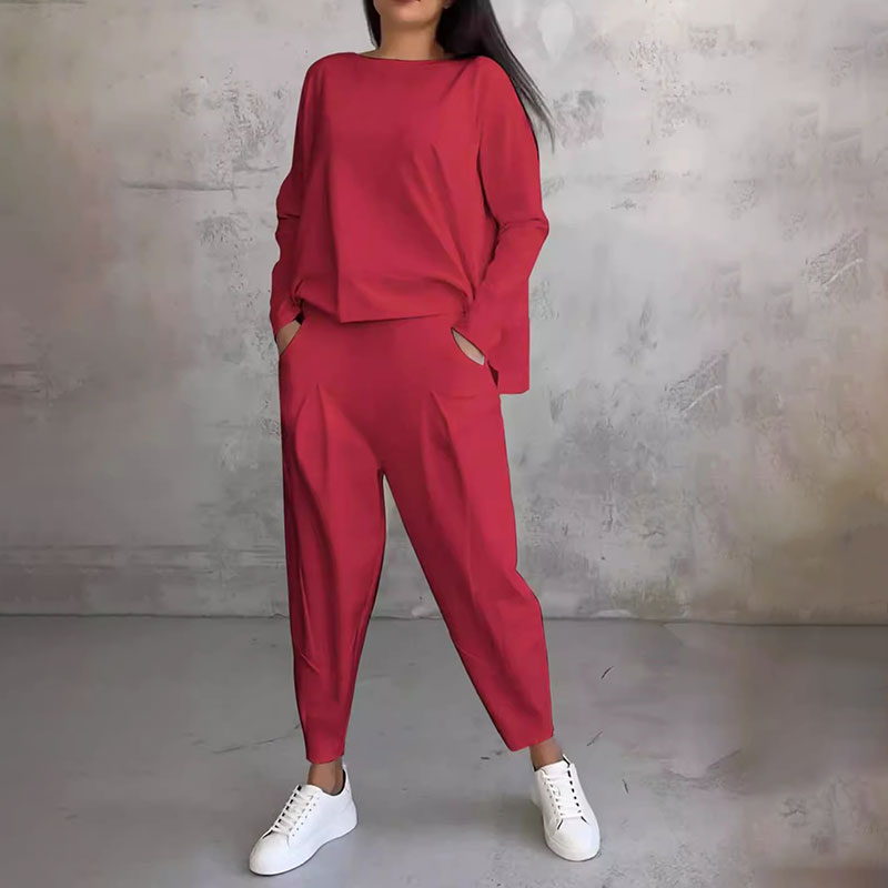 ComfortEase - Kvinders Lounge-sæt Casual To-delt Outfit