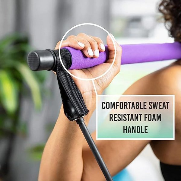 PowerSculpt Pro — Portable Pilates Bar Kit with Resistance Bands