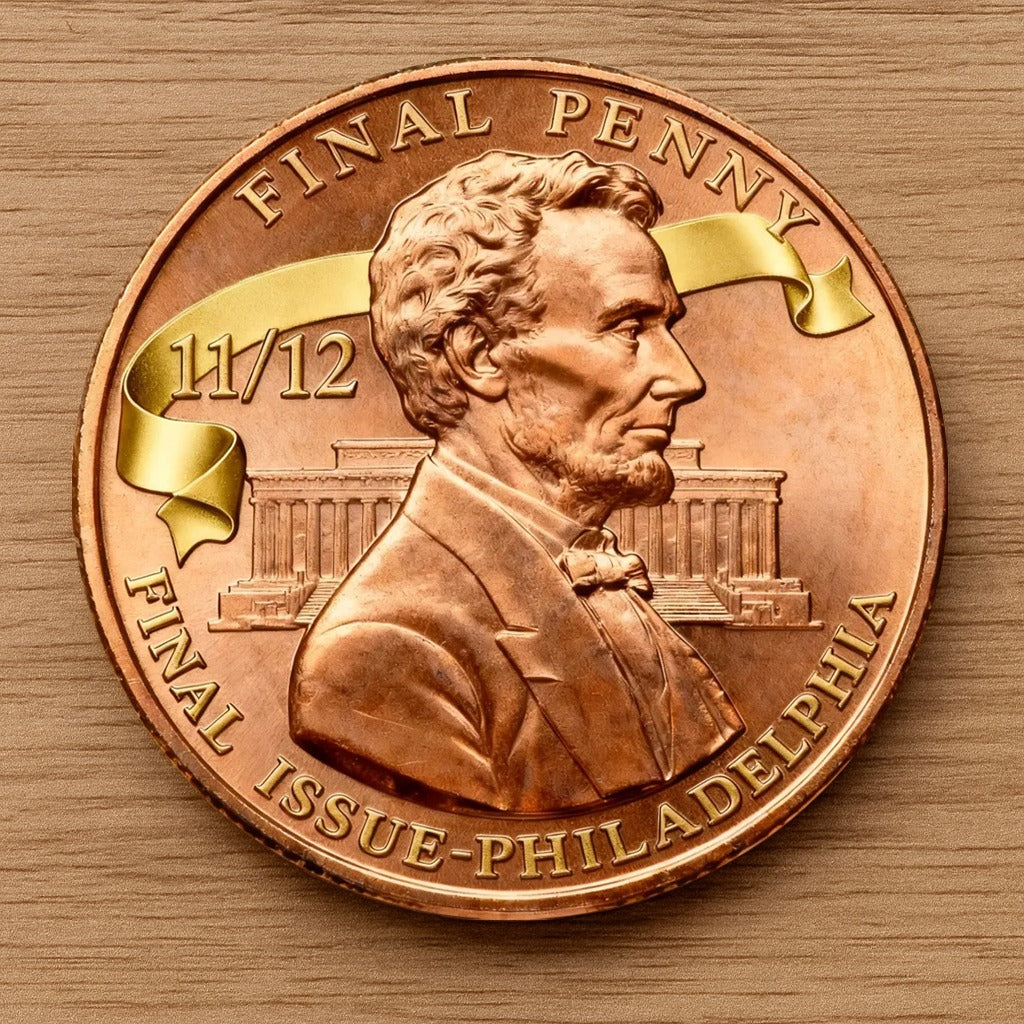 Lincoln Letzter Penny – 11/12 Prägestätte Philadelphia, Sammlermünze in limitierter Auflage