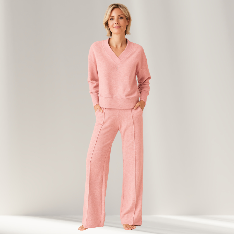 Effortless Elegance Two-Piece Set – Chic Top & Tailored Pants