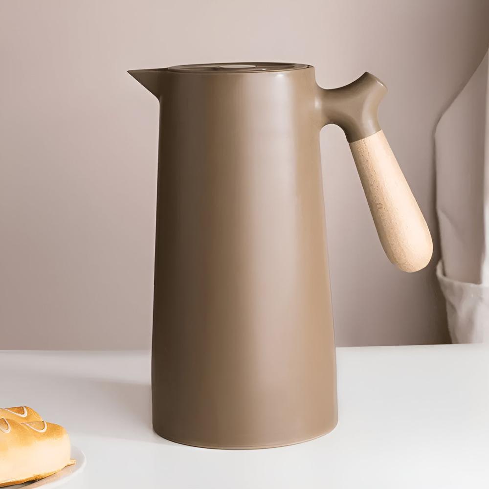 NordicTherm - Carafe isotherme avec anse en bois