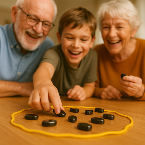 VortexStrat — Magneettinen strategialautapeli kivillä