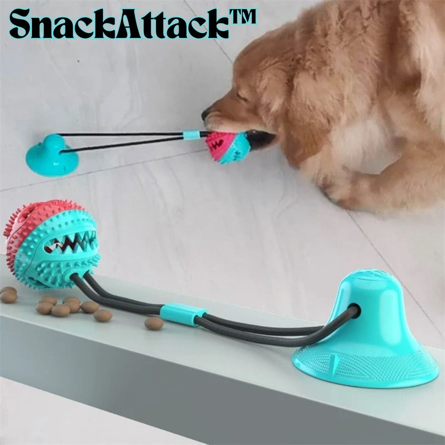 GripPlay — Suction Cup Dog Tug Toy for Interactive Play