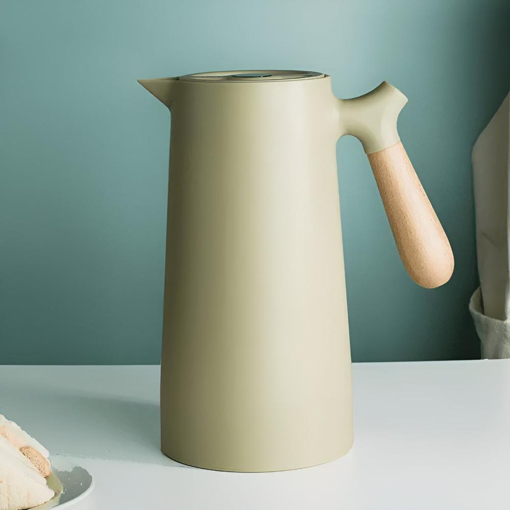 NordicTherm - Carafe isotherme avec anse en bois