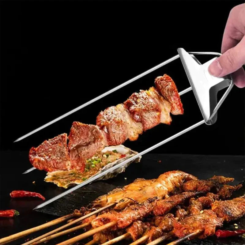 BlazeTrio Skewers — Stainless Steel BBQ Skewer Set