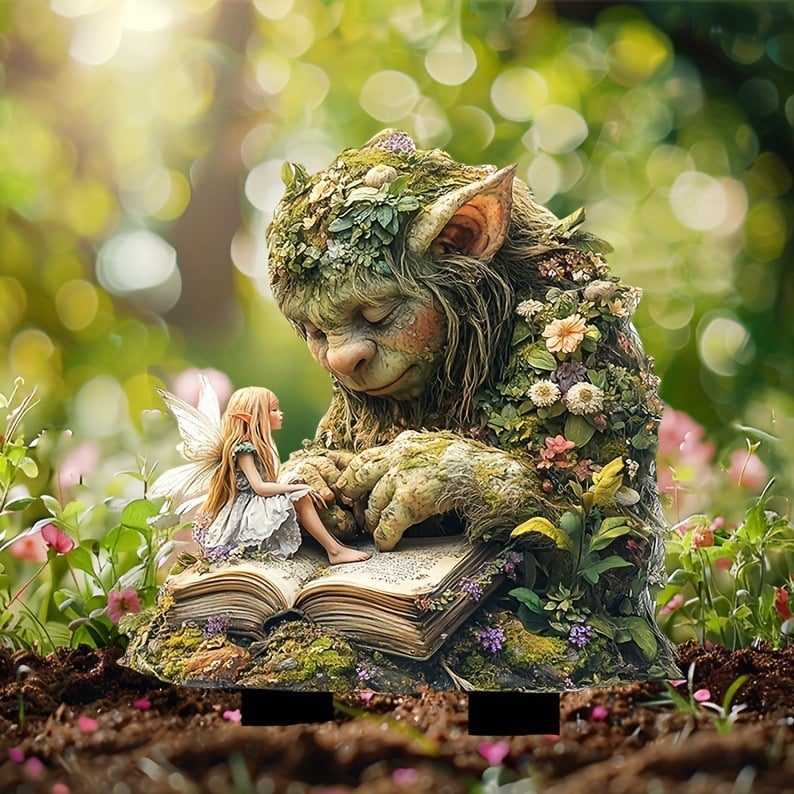 MysticBloom - Piquet decorativo da giardino incantato per esterni