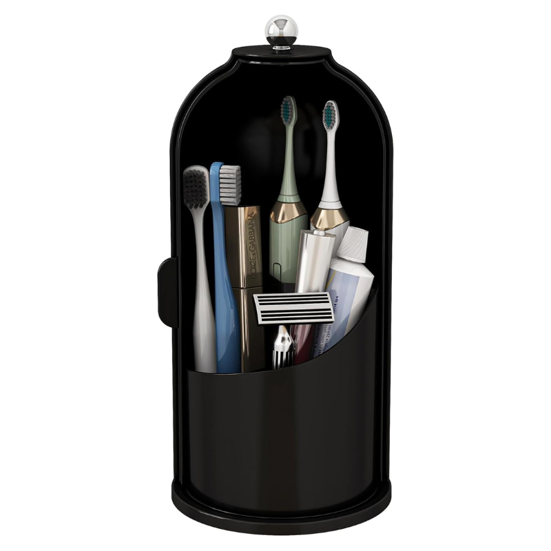 Otočný organizér na toaletní potřeby o 360° pro uložení na kosmetickém stolku