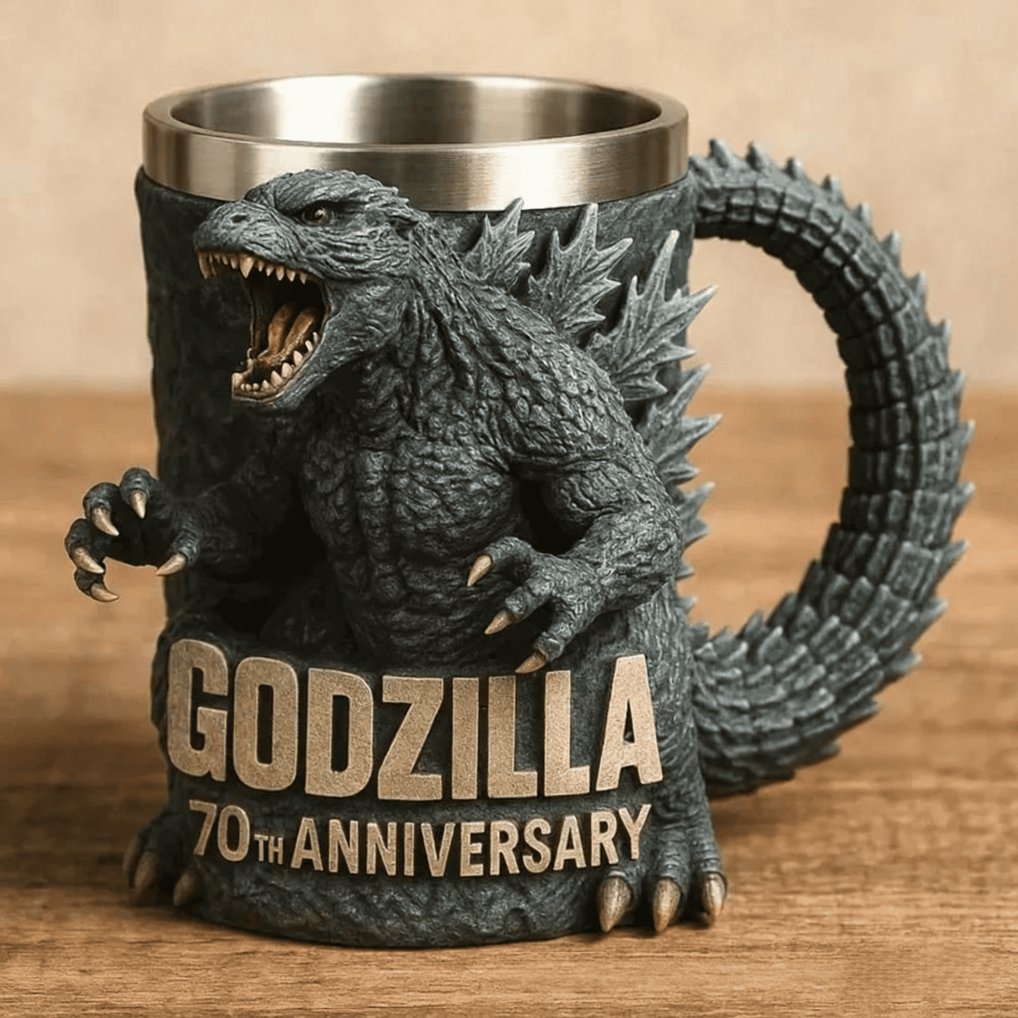 MonsterRoar – kolekcjonerski kubek 3D z motywem Godzilli