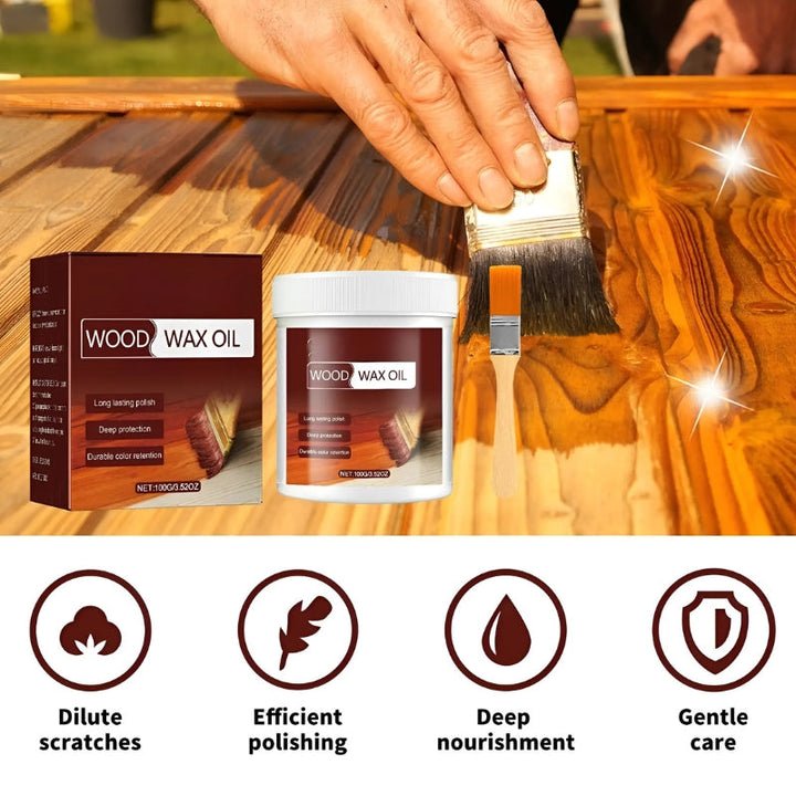 VividWood Shield — Wood Wax Oil for Furniture and Wood Surfaces