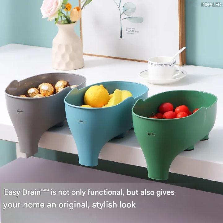 EasyDrain - Clip-On Sink Strainer & Food Waste Drainer