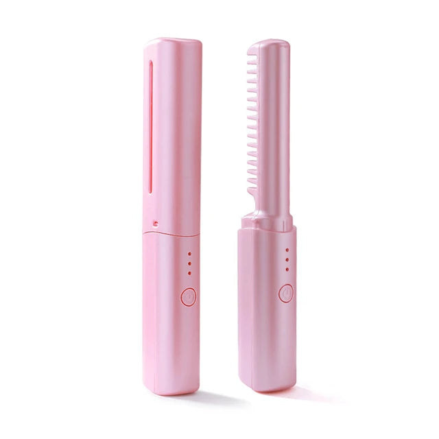 Cordless Hair Straightener Comb for Smooth Styling