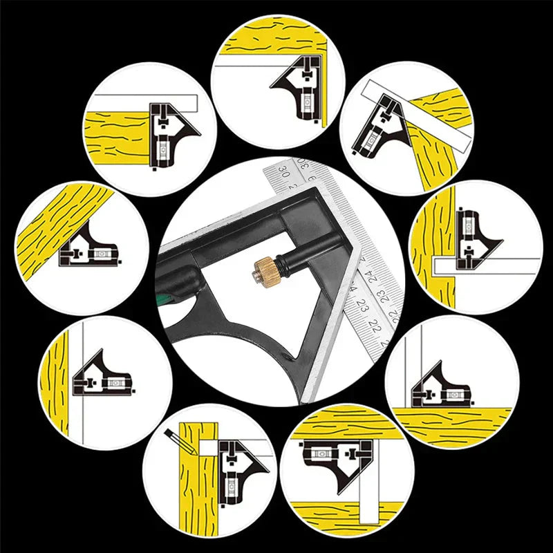 MultiAngle – Adjustable Angle Ruler Set for DIY & Carpentry