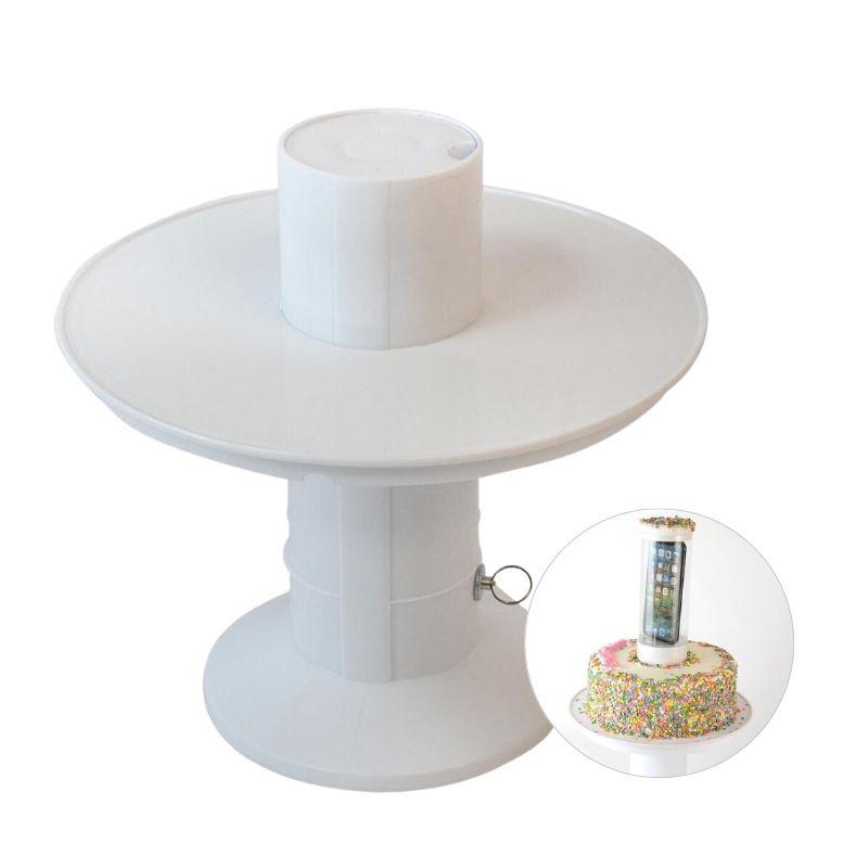 Surprise Cake Stand with Hidden Reveal Compartment