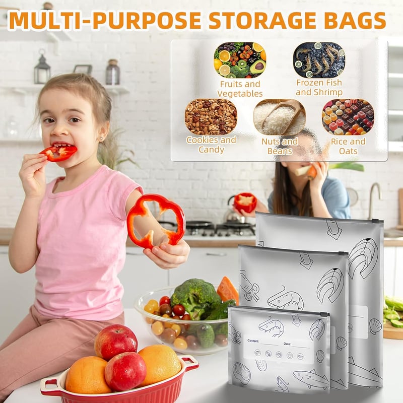 FreshKeep – Reusable Foil Storage Bags