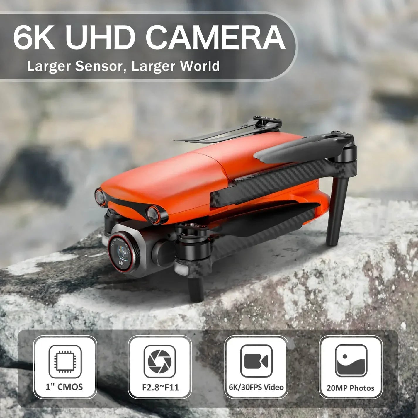 FalconX – Összecsukható 4K drón akadálykerüléssel és távirányítással