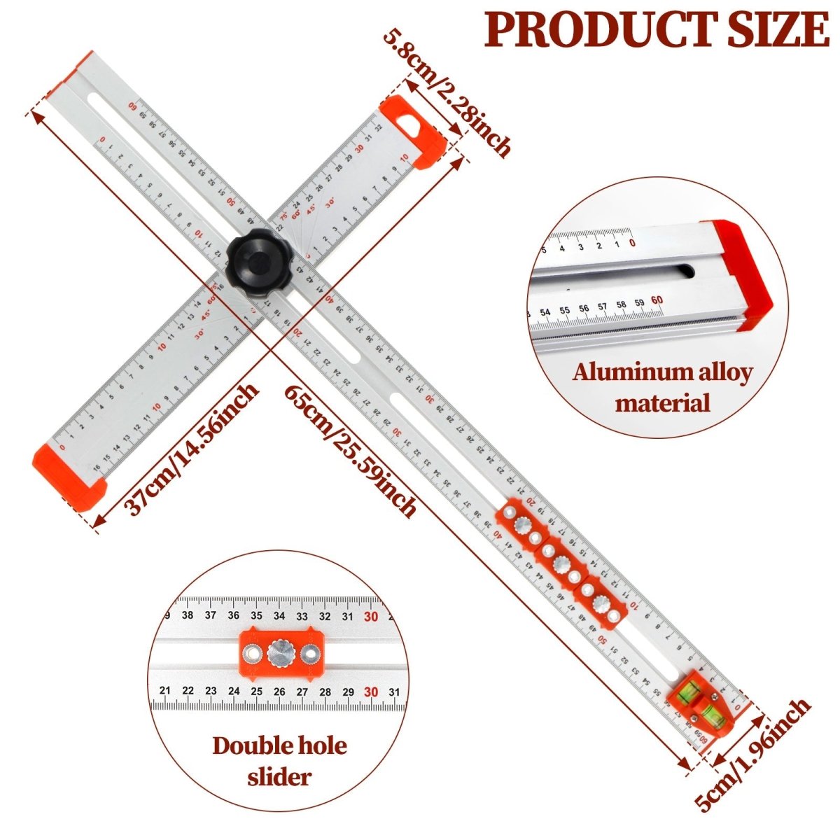 AngleCut – Adjustable Measuring & Angle Guide Tool