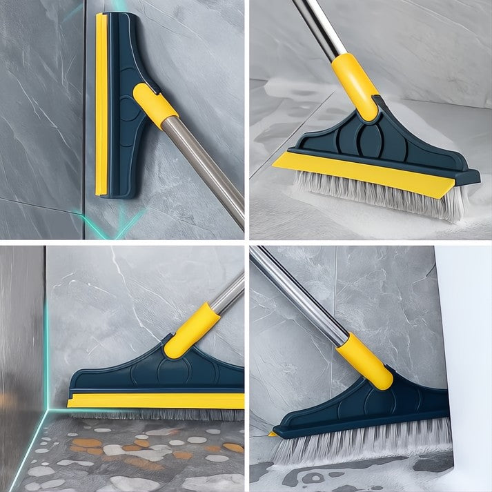 2-in-1 Rotating Floor Brush – Corner & Joint Cleaning Tool