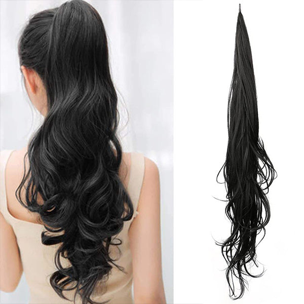 Clip-In Ponytail Hair Extension for Instant Volume & Length