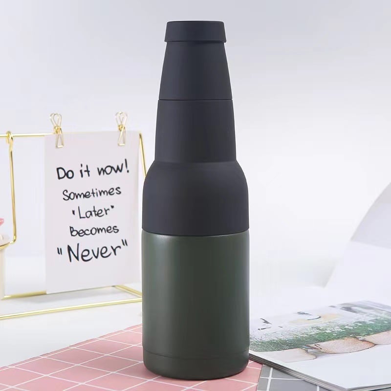 Portabirra termico FrostyPop con apribottiglie integrato