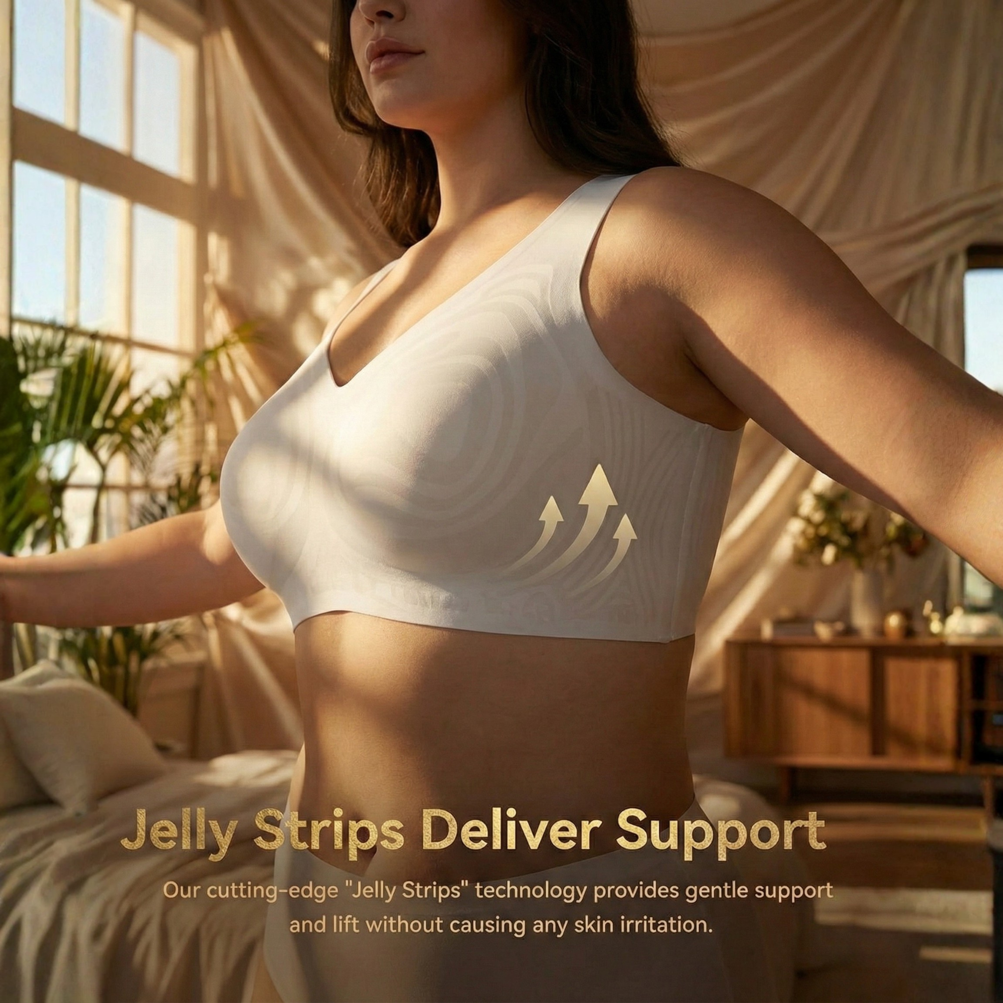 SilkLift — Saumaton langaton rintaliivi pehmeällä joustoistuvuudella