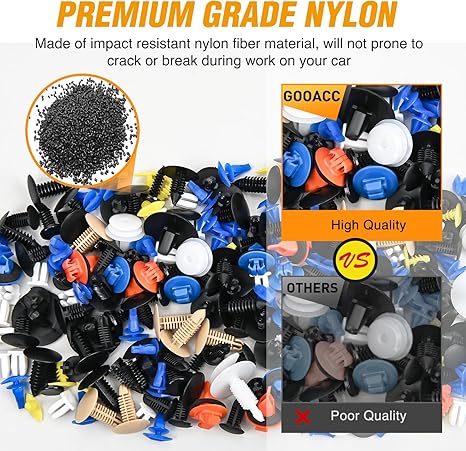 SnapGuard Sada se sortimentem 725 upevňovacích příchytek do auta