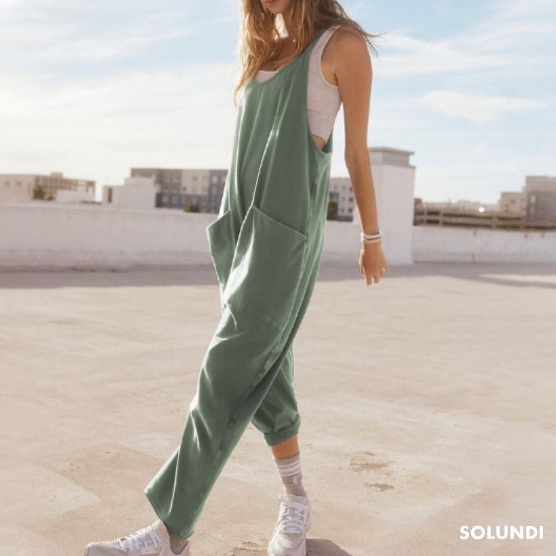 Alina - Relaxed Fit Sleeveless Jumpsuit