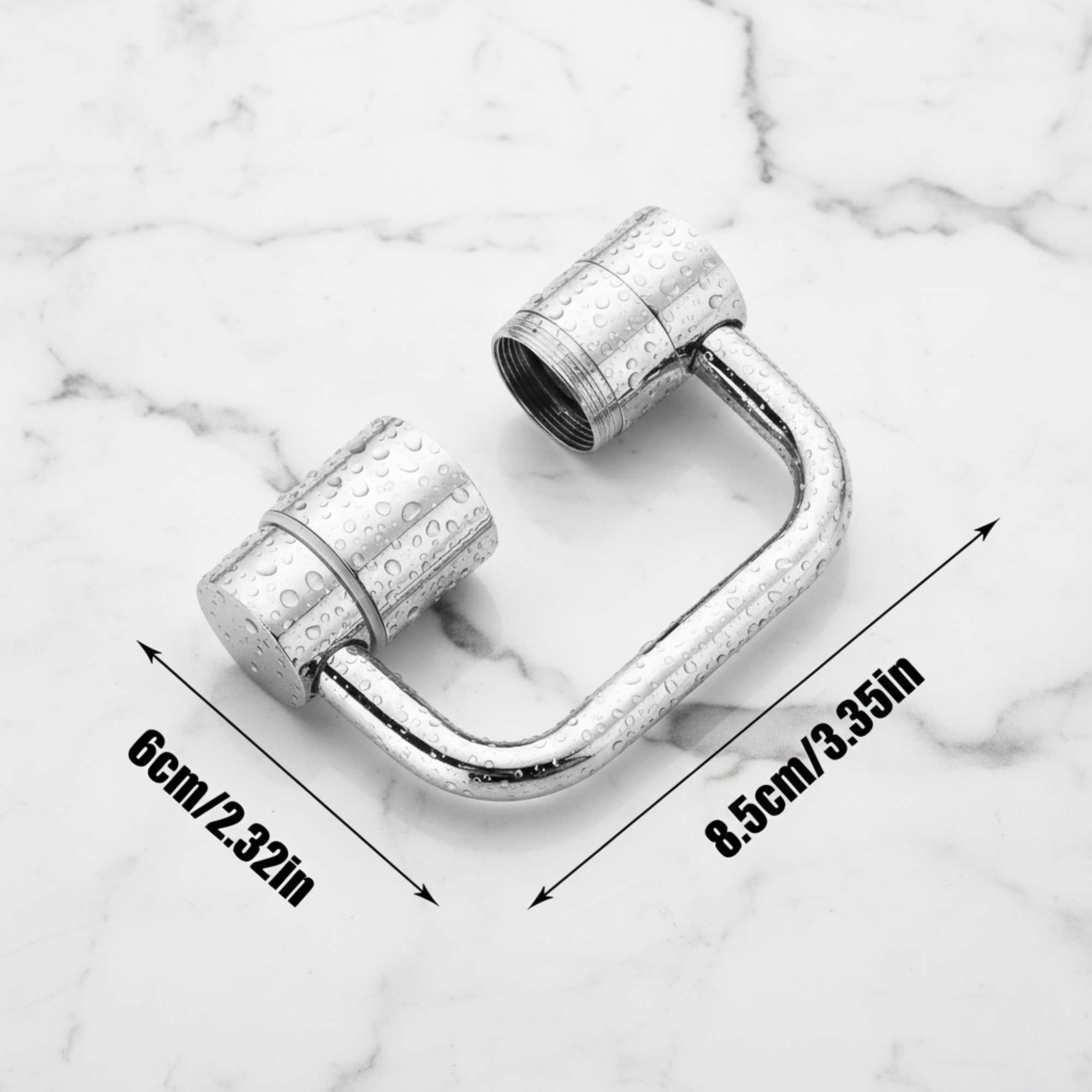 HydroTwist — 360° Swivel Faucet Extender for Kitchen Sink