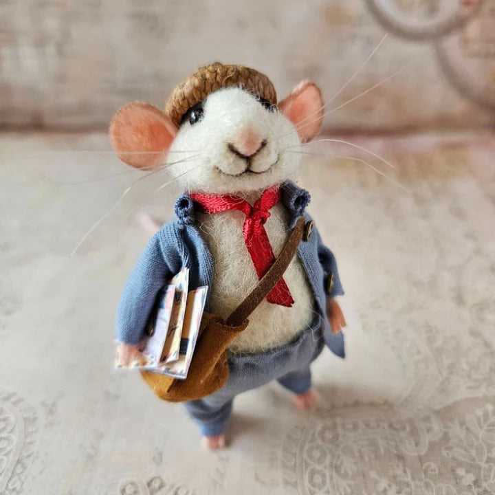 WhiskerWool – mysz filcowana na sucho igłą