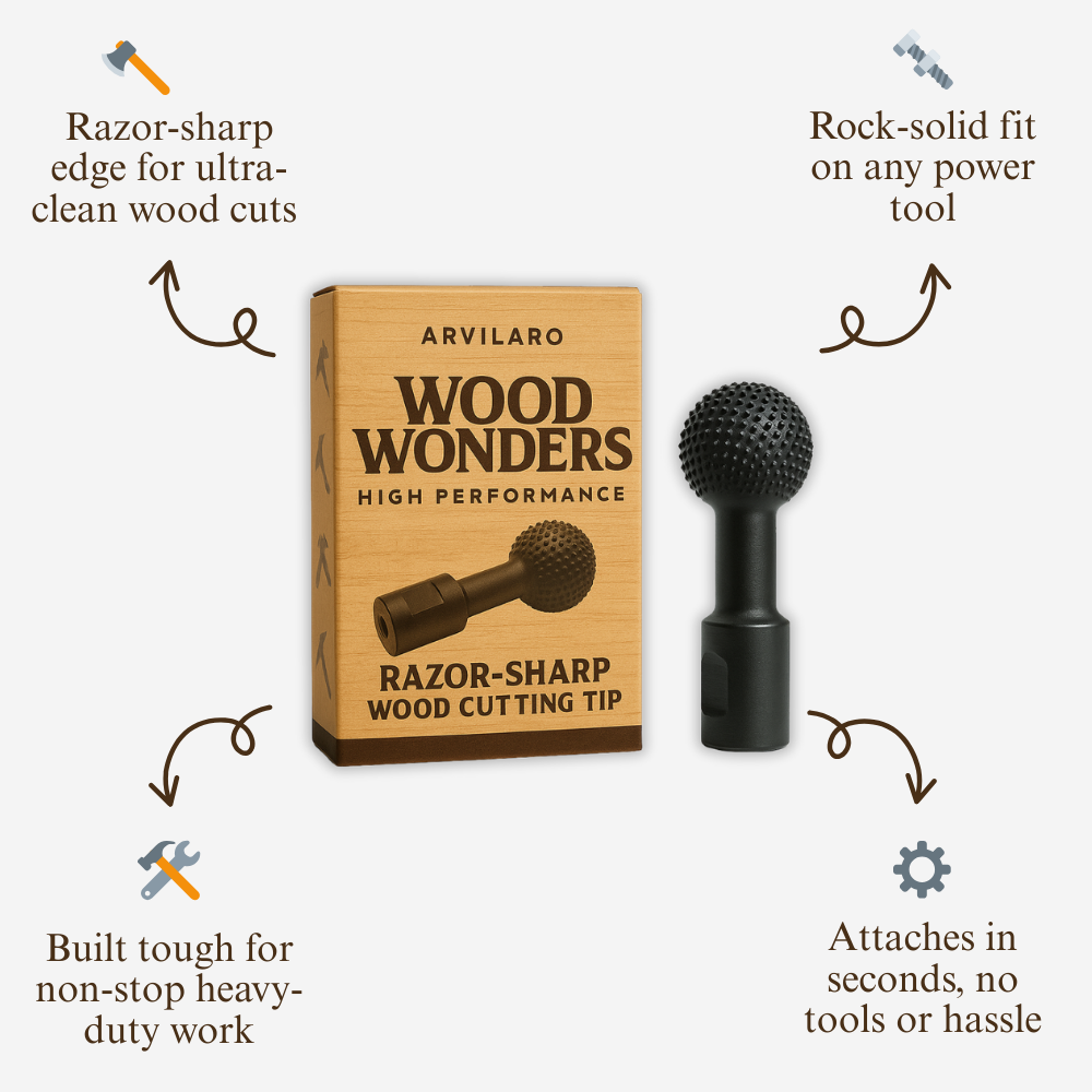 Wood Wonders — Präzise Spitze zum Holzschneiden