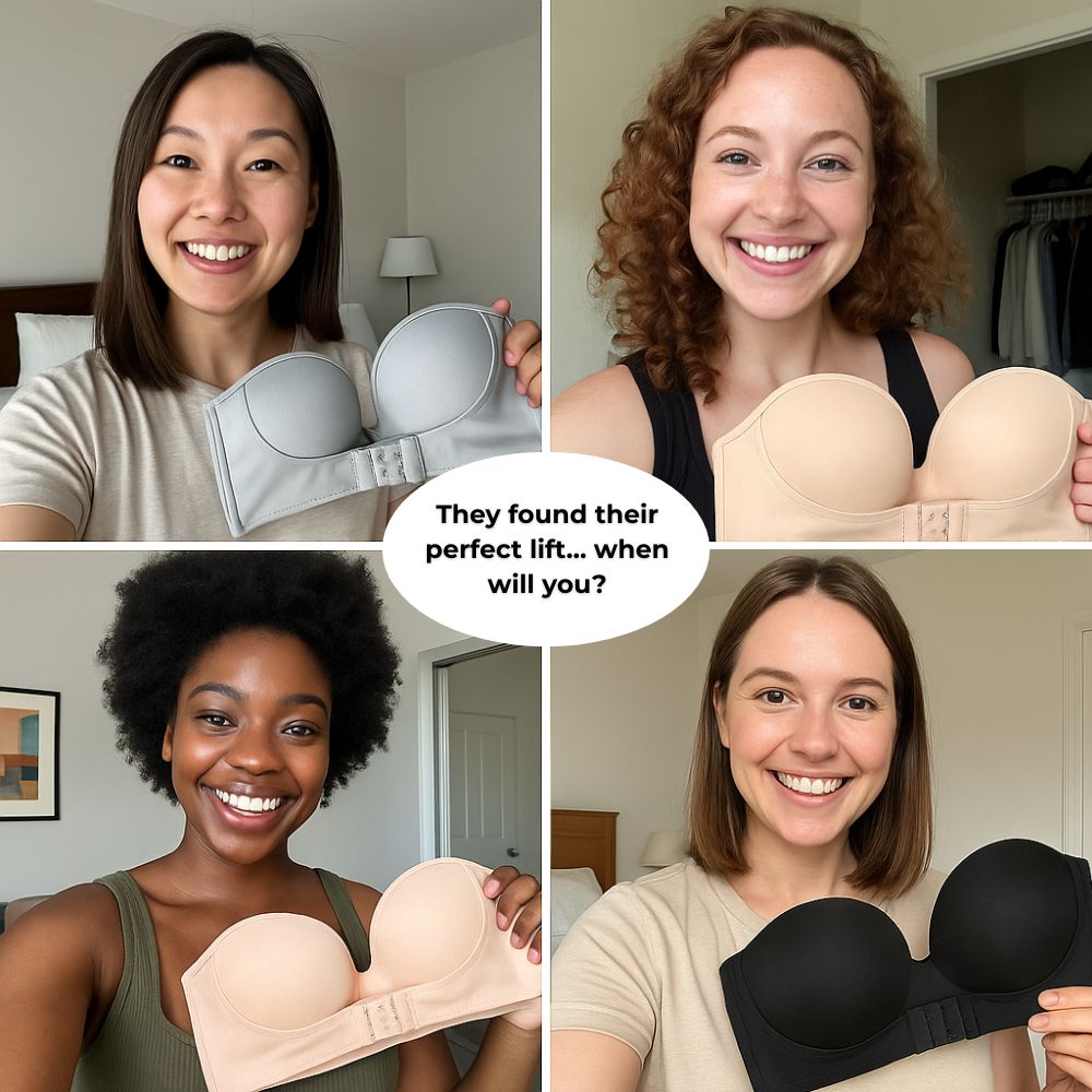 MangoLift —Strapless Seamless Bra with Cooling Comfort
