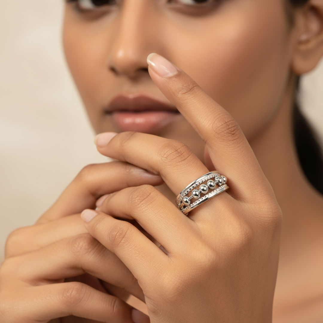 Calmiva – Adjustable Spinner Fidget Ring