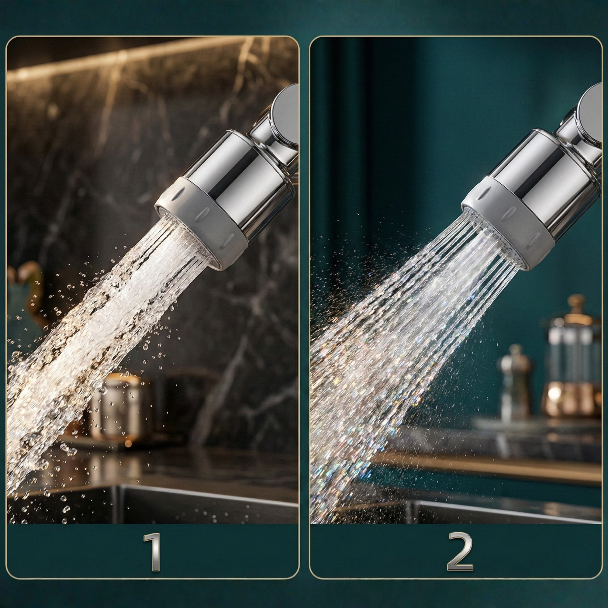 HydroTwist — 360° Swivel Faucet Extender for Kitchen Sink