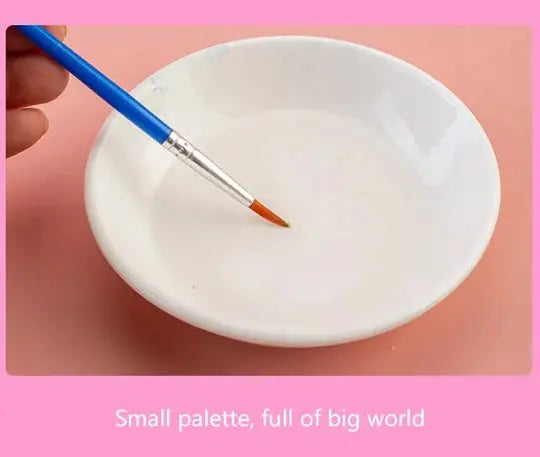 Gyermekkori végtelen álom, kézzel festett