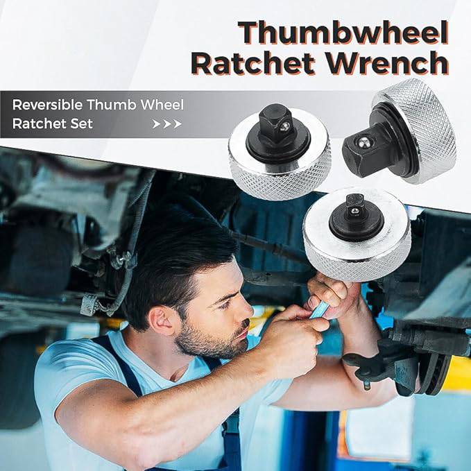 QuickGrip – Kompaktes Daumen‑Ratschenschlüssel‑Set für enge Stellen