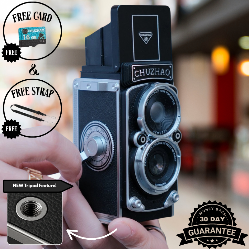 LuminaVue TLR 2.0 — Kit de Lentes para Celular com Câmera Retrô para Fotografia Móvel Criativa