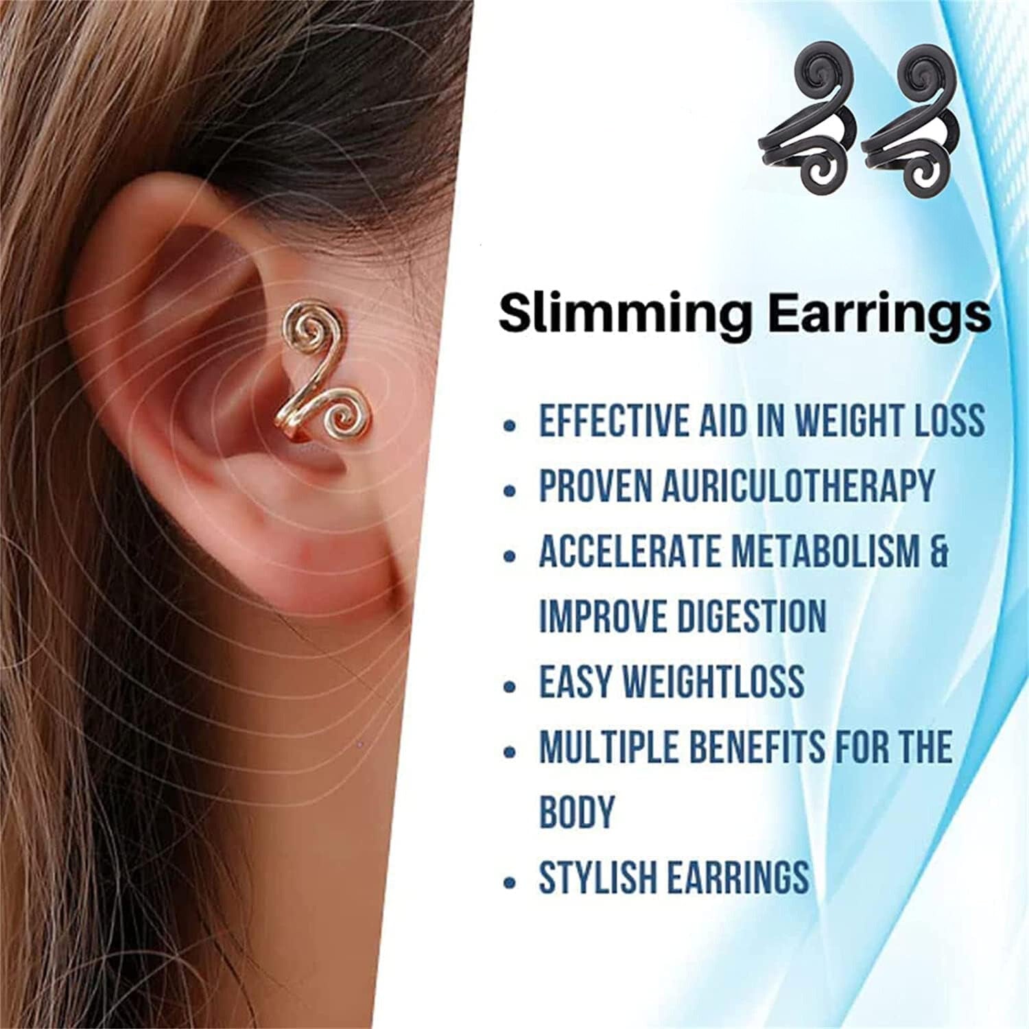 SlimEarrings – akupainanta-klipsikorvakorut