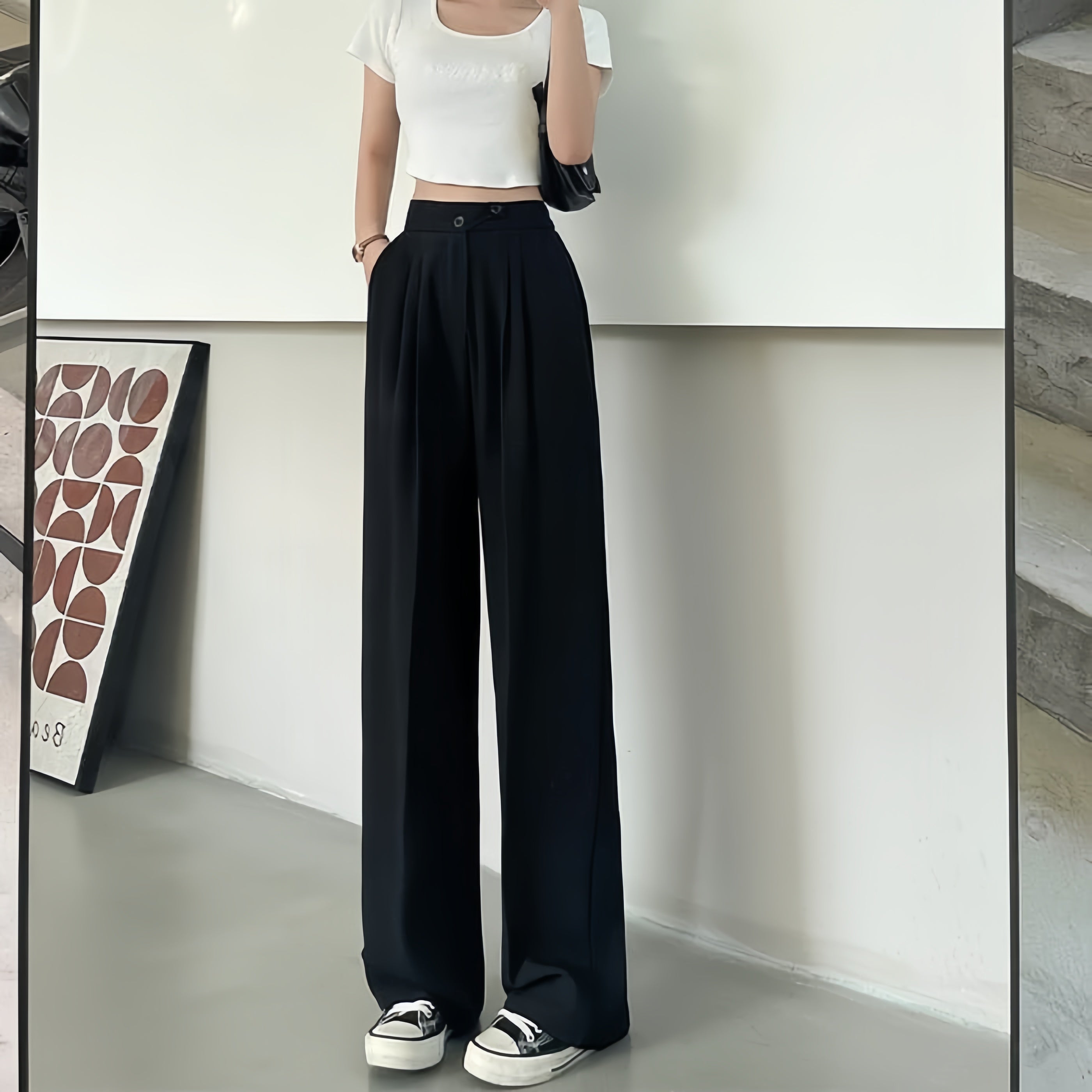 SerenSilk™ Plus Size Pants — Effortless Comfort that Flattens, Breathes, and Boosts Your Confidence All Day