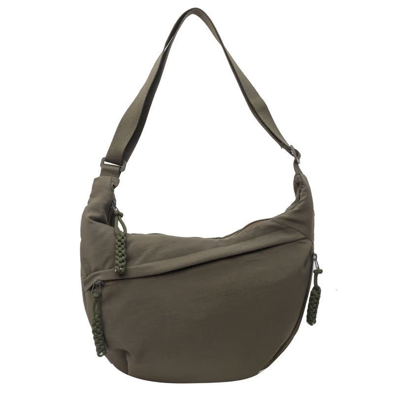 Ultra-Light Everyday Crossbody Bag with Zipper Pockets