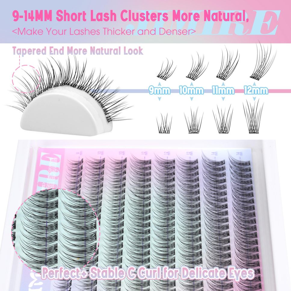 LashPress No-Glue Lash Extensions – Natural Volume