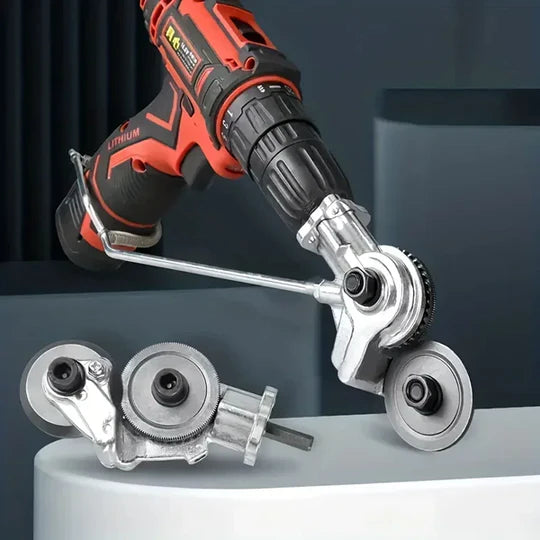 BladeXcel — Drill Metal Cutting Attachment with Rotary Blade