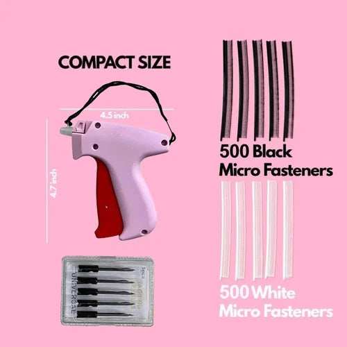 QuickStitch Set mit handgeführtem Werkzeug zum schnellen Befestigen von Kleidung