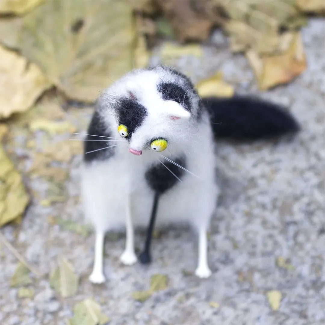 Gyapjúfilc állatfigurák – egyedi, kézzel készített kis társak