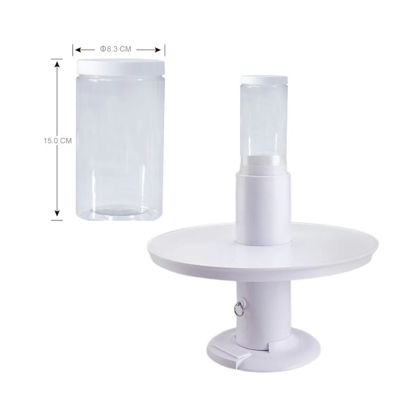 Surprise Cake Stand with Hidden Reveal Compartment