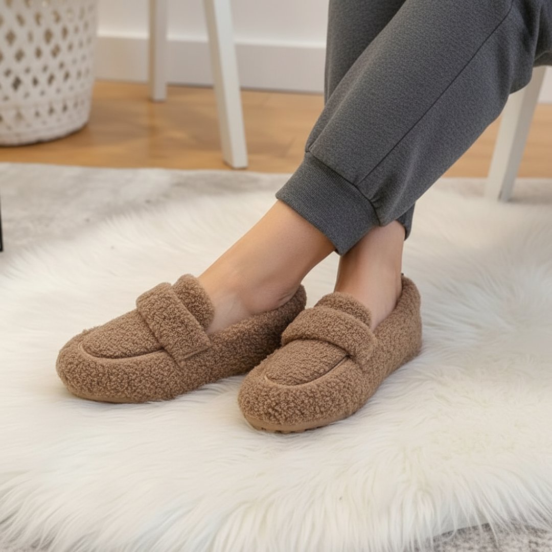 Cozy Moccasin-Style Slippers with Soft Lining