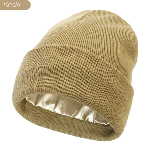 Gorro PureEase com Forro de Cetim para Reduzir o Frizz e Cuidar dos Cabelos
