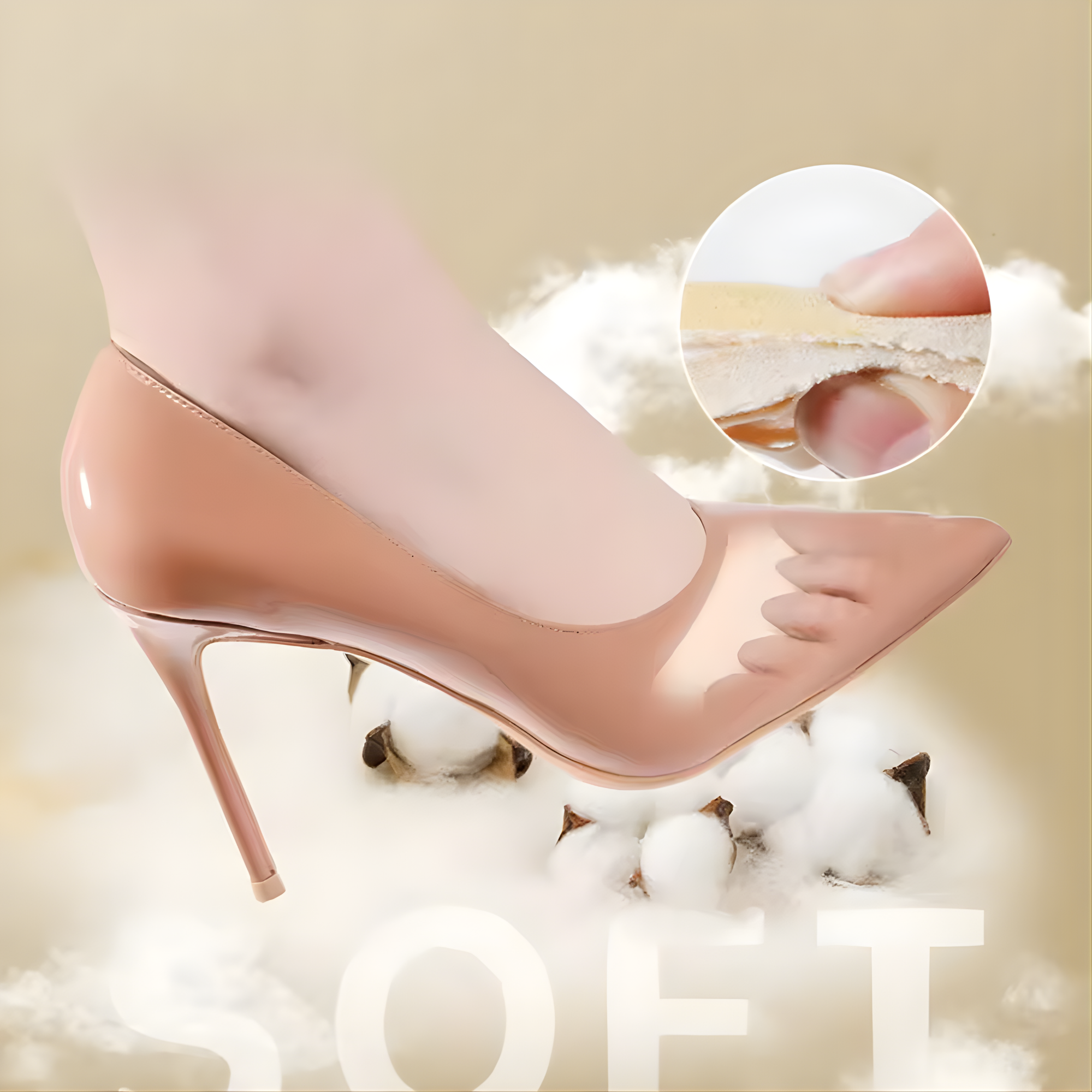 VelvetStep — Heel Cushion Pads for Shoes